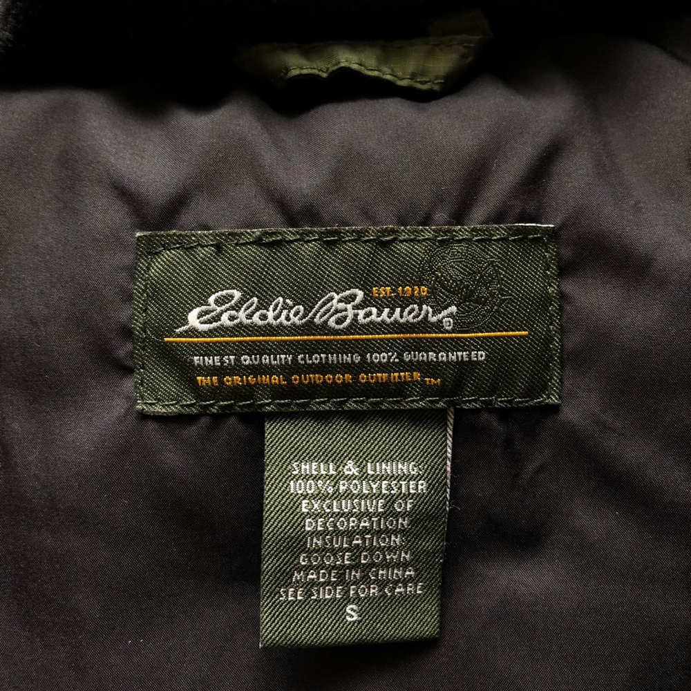Eddie Bauer EB700 Goose Down Puffer Outdoor Hiking Camping Vest - Picture 12 of 14